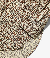 Ribbon Tie Blouse - Solid＆Leopard