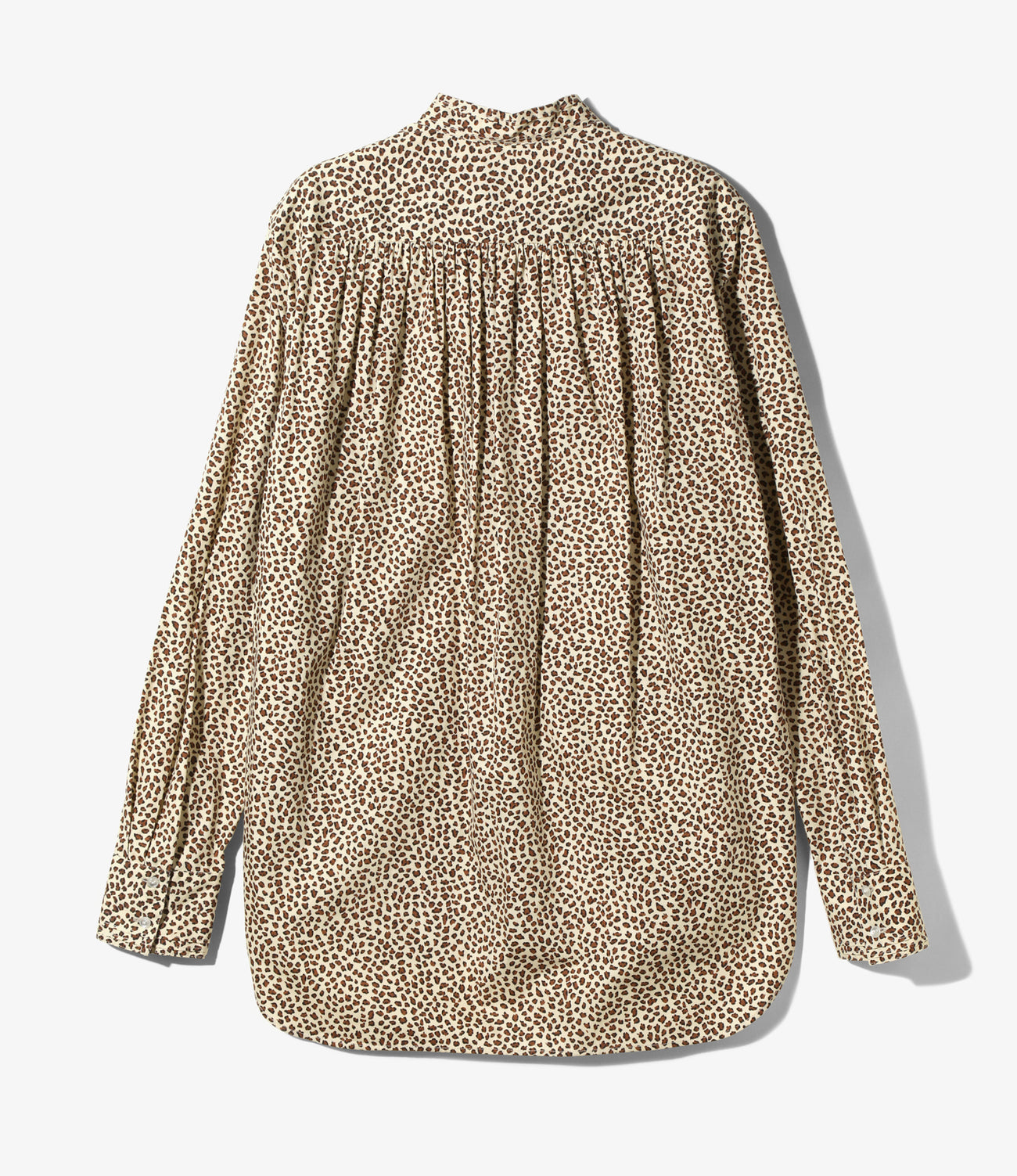 Ribbon Tie Blouse - Solid＆Leopard