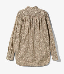 Ribbon Tie Blouse - Solid＆Leopard