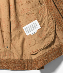 Trucker Jacket - Floral Printed Corduroy