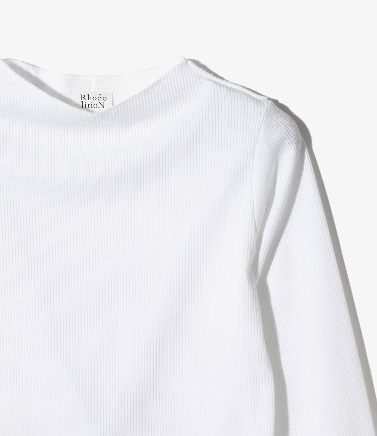 Ribbed Lace Cuff Pullover Tee