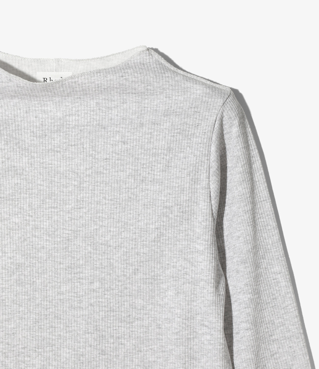 Ribbed Lace Cuff Pullover Tee