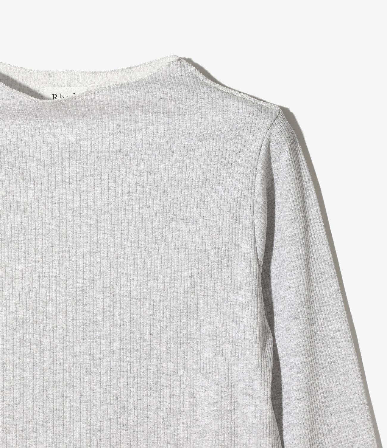 Ribbed Lace Cuff Pullover Tee
