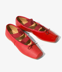 Material Combination Ballet Shoes