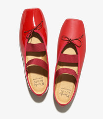 Material Combination Ballet Shoes