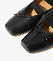 Material Combination Ballet Shoes