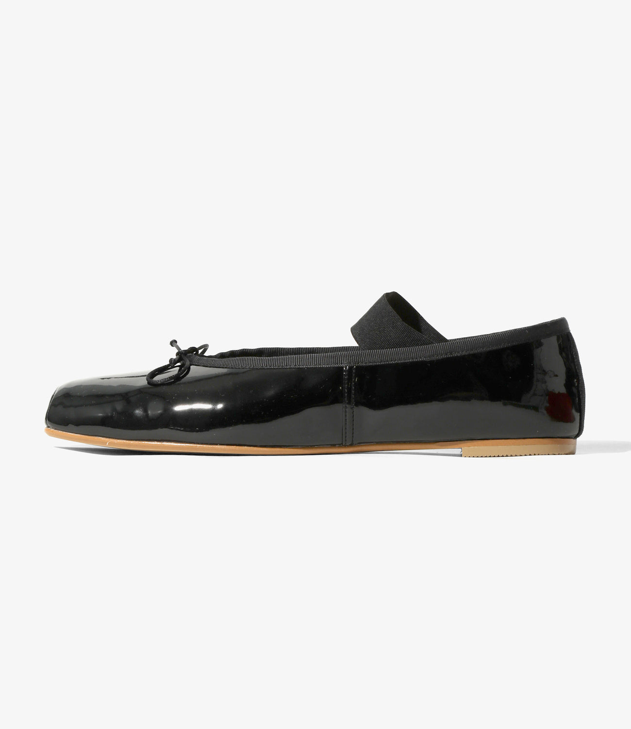 Material Combination Ballet Shoes