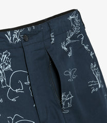 Fatigue Pant - Animal Print Flat Twill