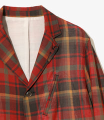 Pin Lapel 2B Jacket - W/N Madras Check