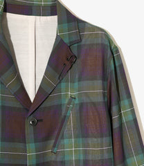 Pin Lapel 2B Jacket - W/N Madras Check