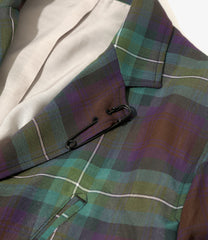 Pin Lapel 2B Jacket - W/N Madras Check