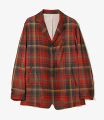 Pin Lapel 2B Jacket - W/N Madras Check