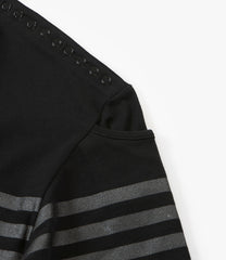 Fisherman Boat Neck Shirt- Snapped Shoulder / Solid