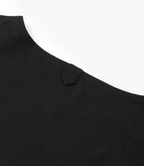 Fisherman Boat Neck Shirt- Snapped Shoulder / Solid