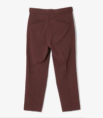 Tucked Side Tab Trouser - Poly Cloth