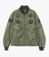 G-8 Jacket - Python Jacquard Sateen