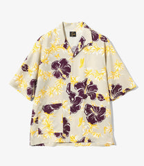 Cabana Shirt- Flower & Papillon
