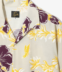 Cabana Shirt- Flower & Papillon