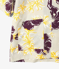 Cabana Shirt- Flower & Papillon