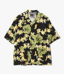 Cabana Shirt- Flower & Papillon