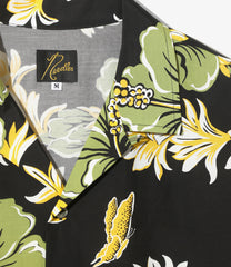 Cabana Shirt- Flower & Papillon