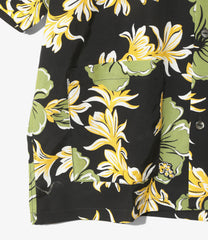 Cabana Shirt- Flower & Papillon