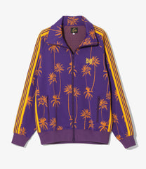 Track Jacket - Poly Jacquard / Palm Tree