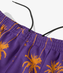 Track Pant - Poly Jacquard / Palm Tree