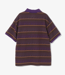 S/S Polo - Cotton Jacquard Jersey