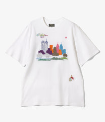 OTAKARA NYC Embroided Tee - NYC Skyline