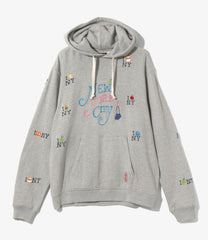 OTAKARA NYC Embroided Sweat Hoodie - NYC