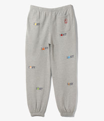 OTAKARA NYC Embroided Sweat Pant - NYC