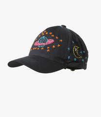OTAKARA NYC Embroided Cap - Saturn & Moon