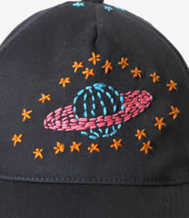 OTAKARA NYC Embroided Cap - Saturn & Moon