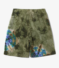 Army String Short- Knit Mesh / Tie Dye