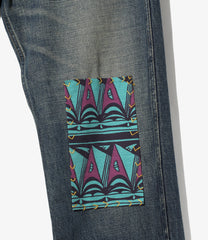 NEEDLES x Sasquatchfabrix. Straight Jean- Patchwork