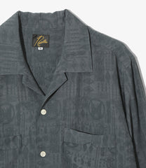 One-Up Shirt - Rayon Fine Pattern Jacquard