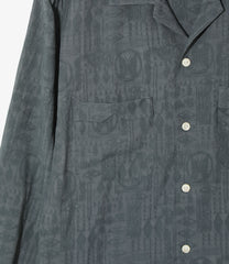 One-Up Shirt - Rayon Fine Pattern Jacquard