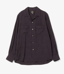 One-Up Shirt - Rayon Fine Pattern Jacquard