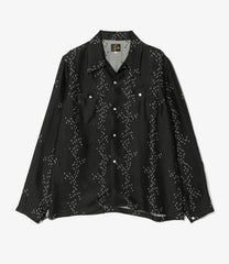 Cowboy One-Up Shirt - Square Dot Jacquard