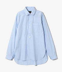 Double Round Collar EDW Shirt - Cotton Broadcloth