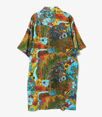 Western Shirt Dress - Printed Cotton Lawn / Floral