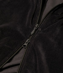 Rib Collar Track Jacket - C/PE Velour