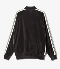 Rib Collar Track Jacket - C/PE Velour