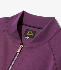 Dolman Sleeve Track Jacket - Poly Smooth