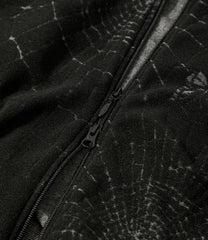 Rib Collar Track Jacket - Pile Jacquard / Spider Web