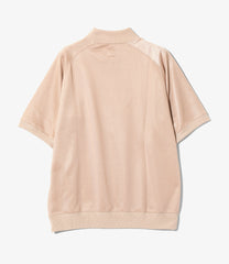 S/S Mock Neck Shirt - Bright Jersey