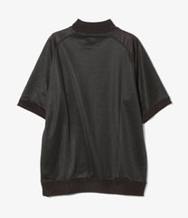 S/S Mock Neck Shirt - Bright Jersey