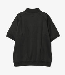 S/S Mock Neck Shirt - Bright Jersey