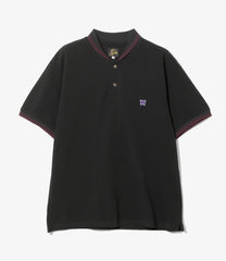 Shawl Collar S/S Polo - Cotton Pique